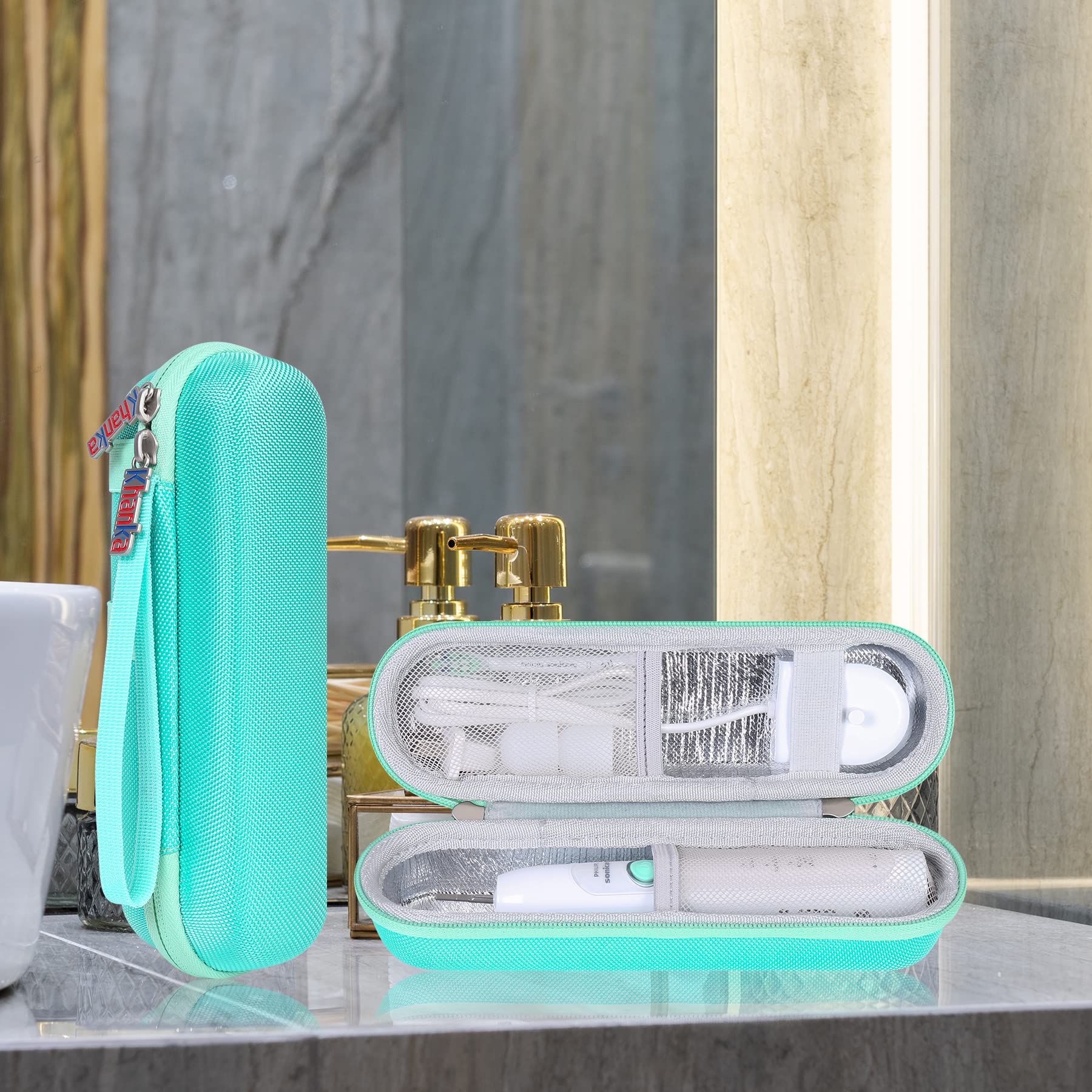 Two toothpaste caps included with the case