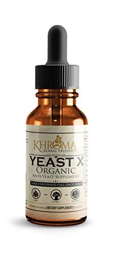 Yeast X glass bottle packaging with natural herbs