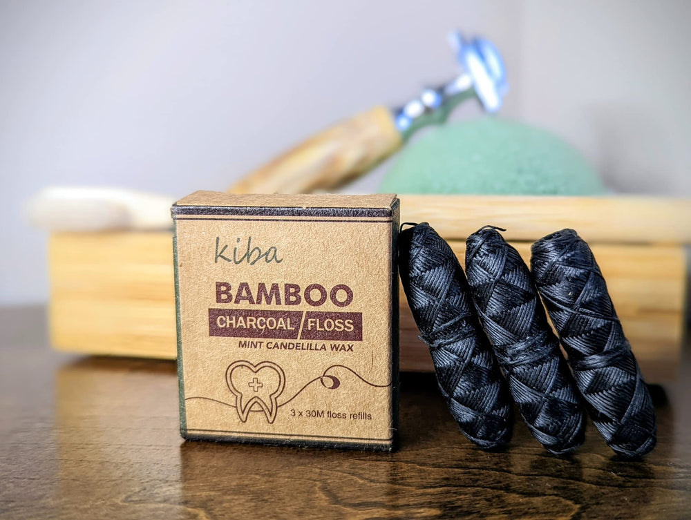 Eco-friendly recyclable kraft box packaging for floss refills