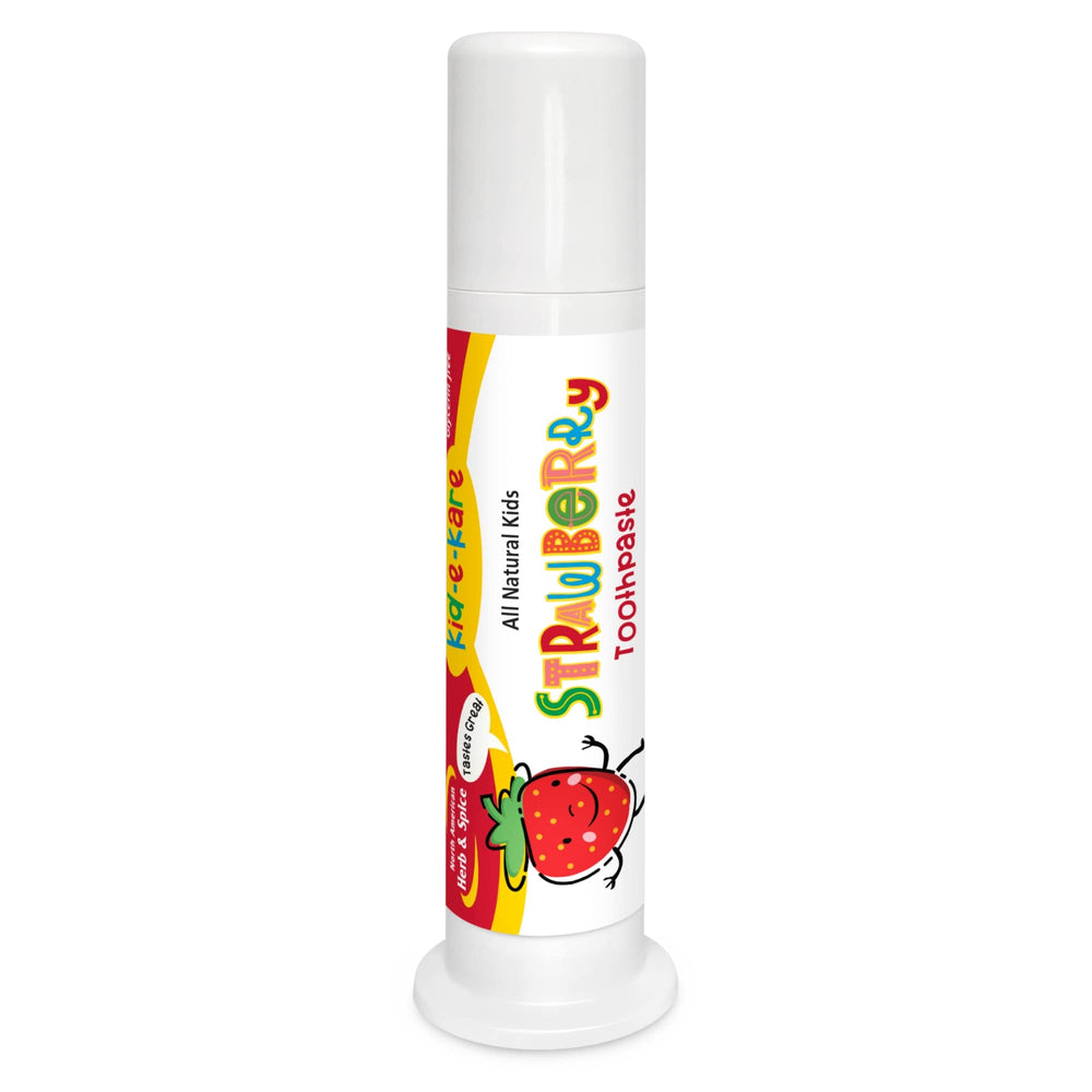 Kid-e-kare Strawberry Toothpaste 3.4 oz packaging
