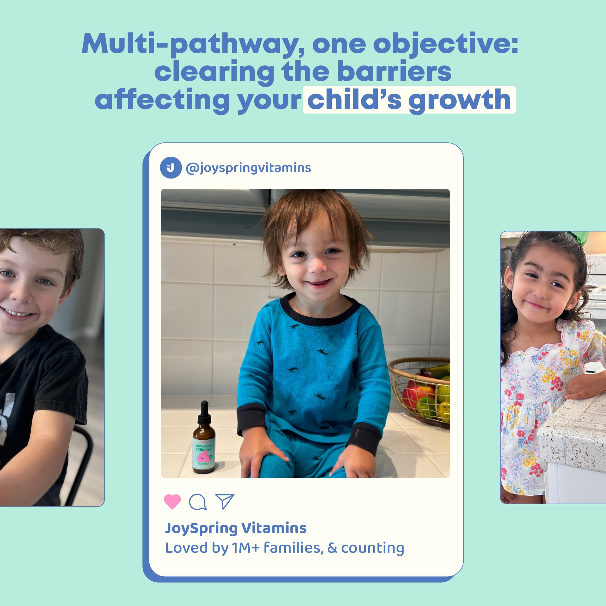 Kid-friendly detox liquid bottle