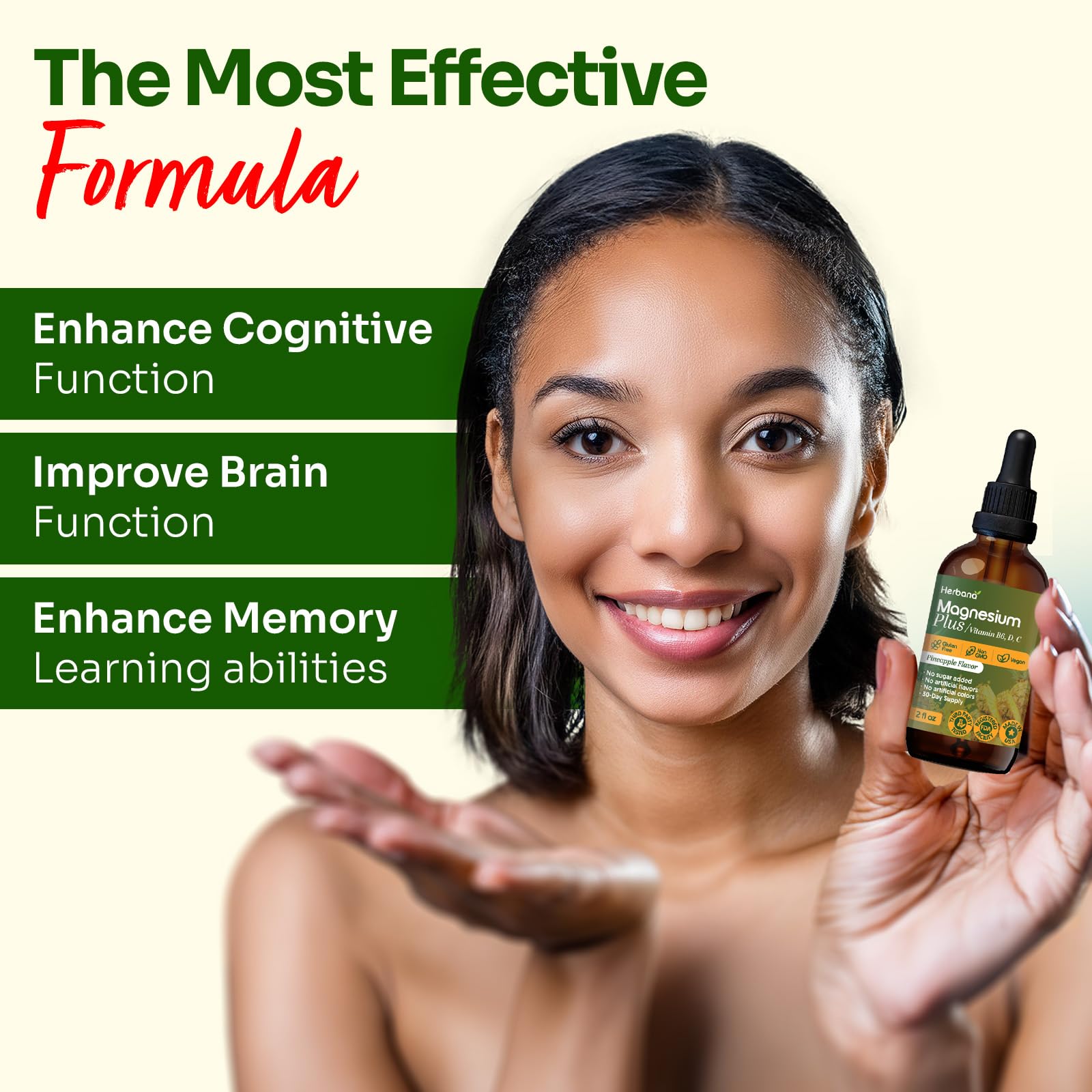 Illustration showing kid-friendly dosing with a dropper.