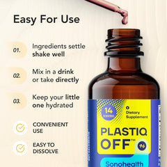 Kid-friendly zeolite drops suitable for children over 2 years