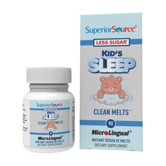 Packaging for Superior Source Kid's Sleep Clean Melts