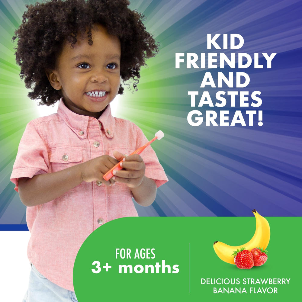 Kids toothbrush optimized for ages 5-9 with soft bristles and easy grip