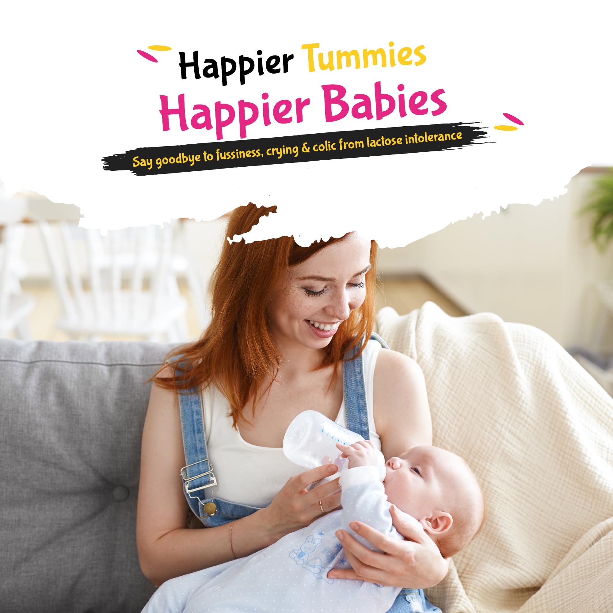 Preparing drops into breast milk or formula