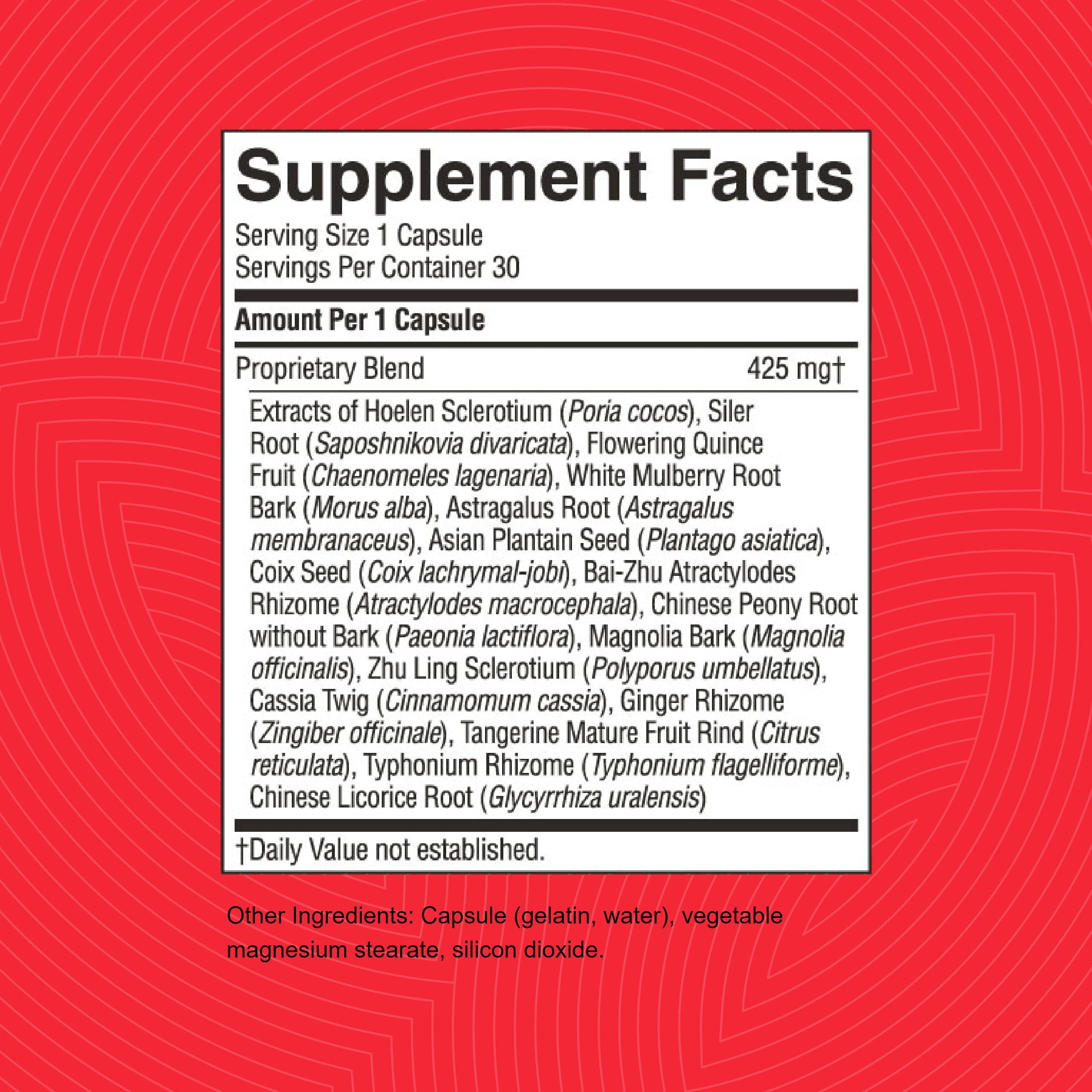 Herbal ingredients used in Kidney Activator TCM Concentrate