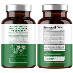 Ingredients include cranberry extract and herbs for kidney support