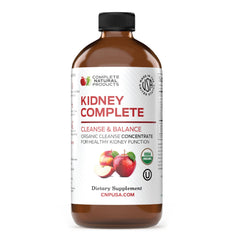 Kidney Complete 16oz liquid dietary supplement bottle