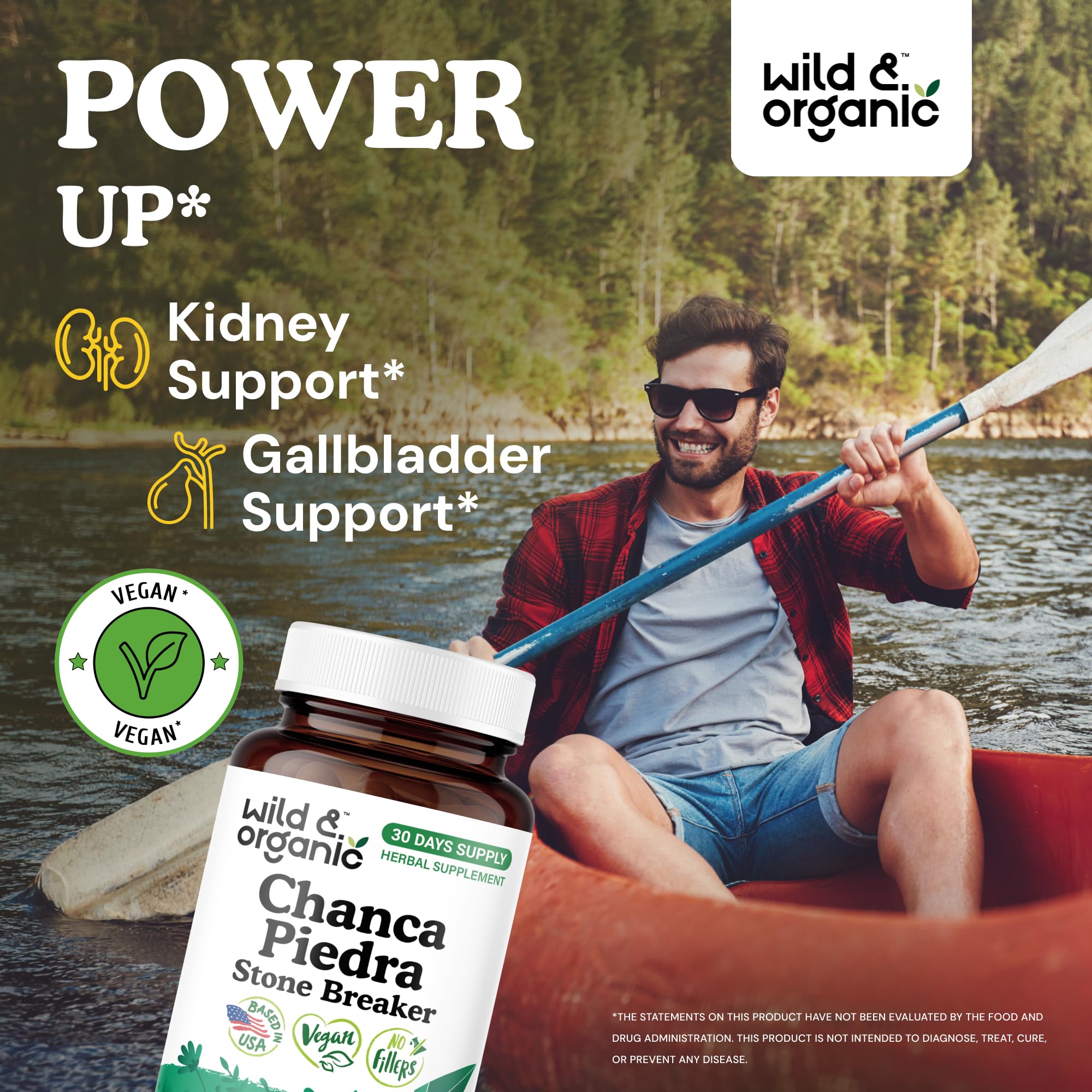 Kidney and gallbladder support with chanca piedra capsules