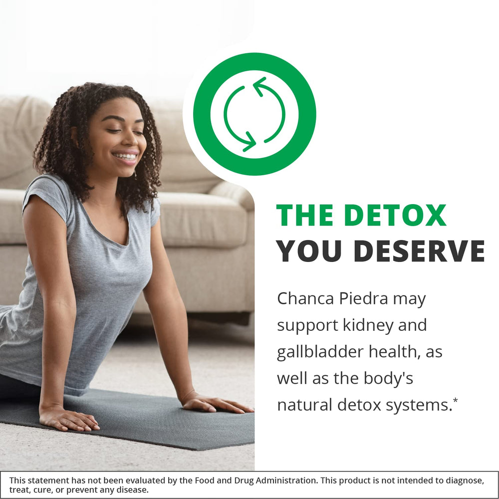 Diagram showing kidney health benefits from Chanca Piedra