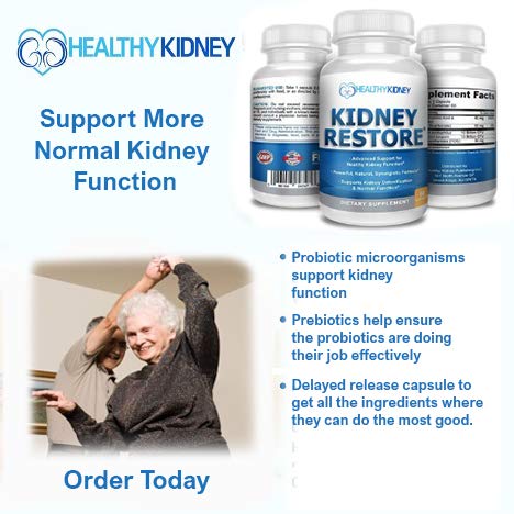Kidney Restore free eBook kidney cleanse offer visually shown.