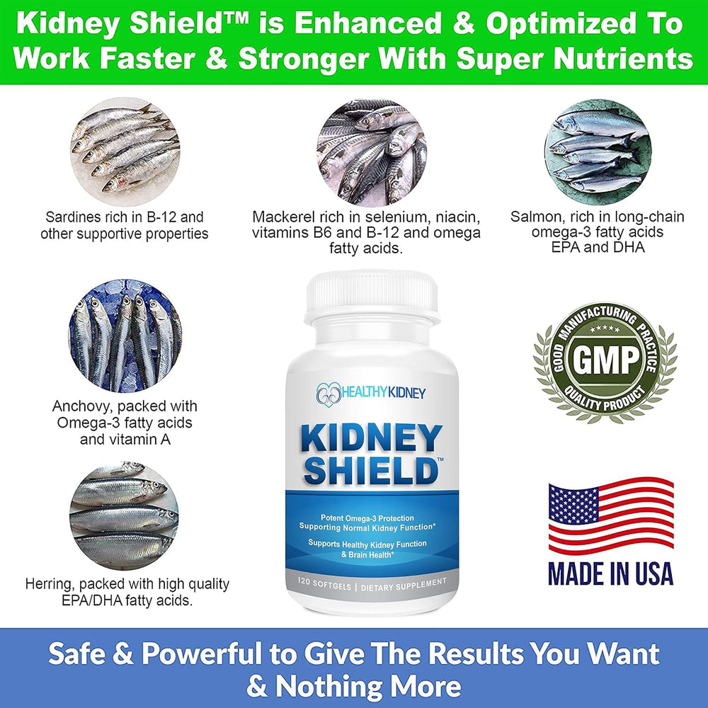 Ingredients and supplement facts for Kidney Shield 2-Pack