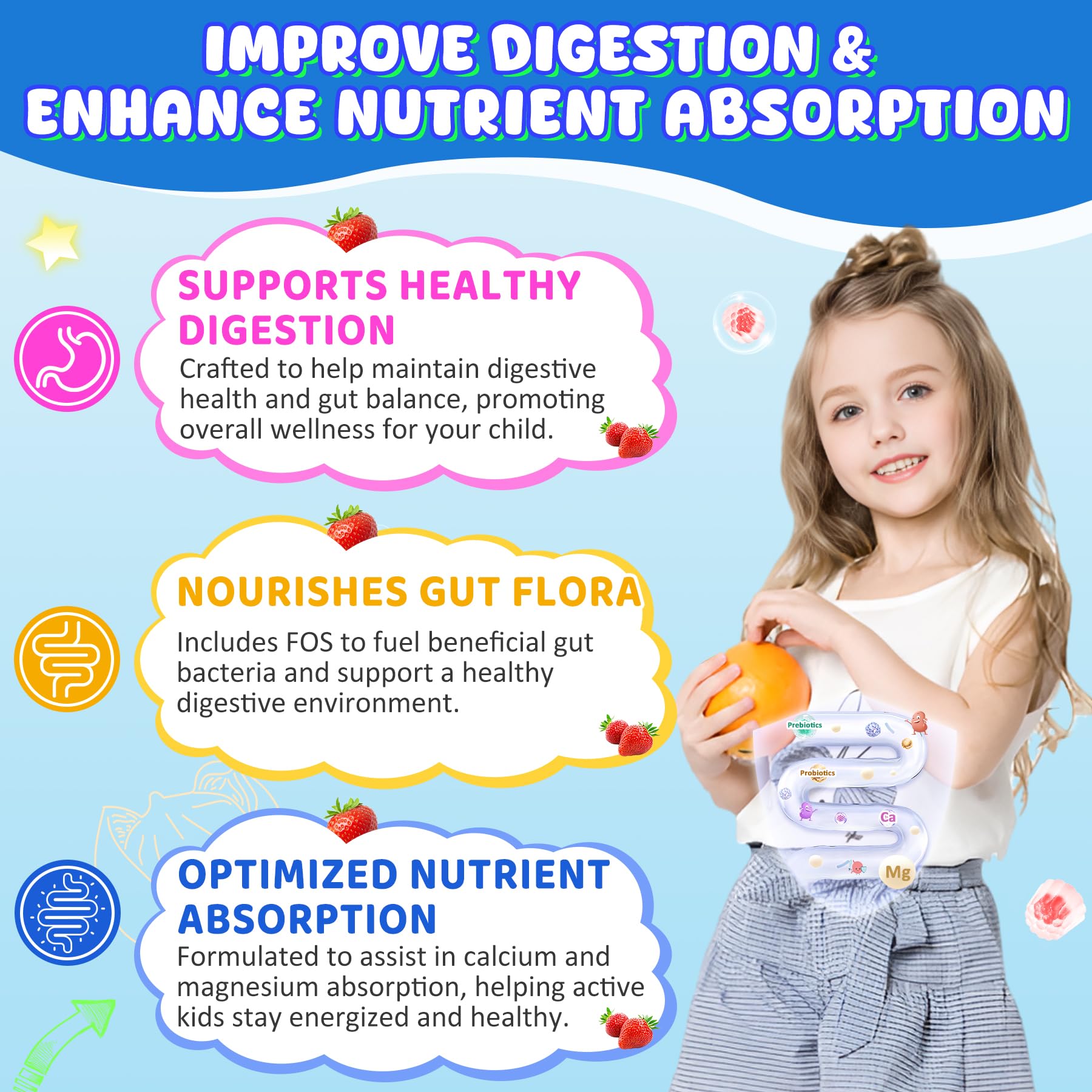 Lutein and vitamins A & C supporting eye health and immunity