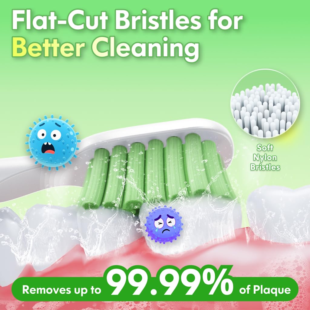 Toothbrush handle showing CLEAN, SOFT, MASSAGE modes and 2-minute timer