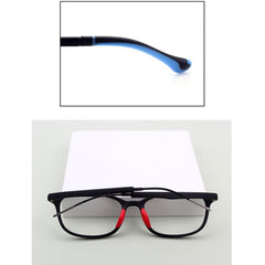 Anti-slip rubber end tips on kids' eyewear