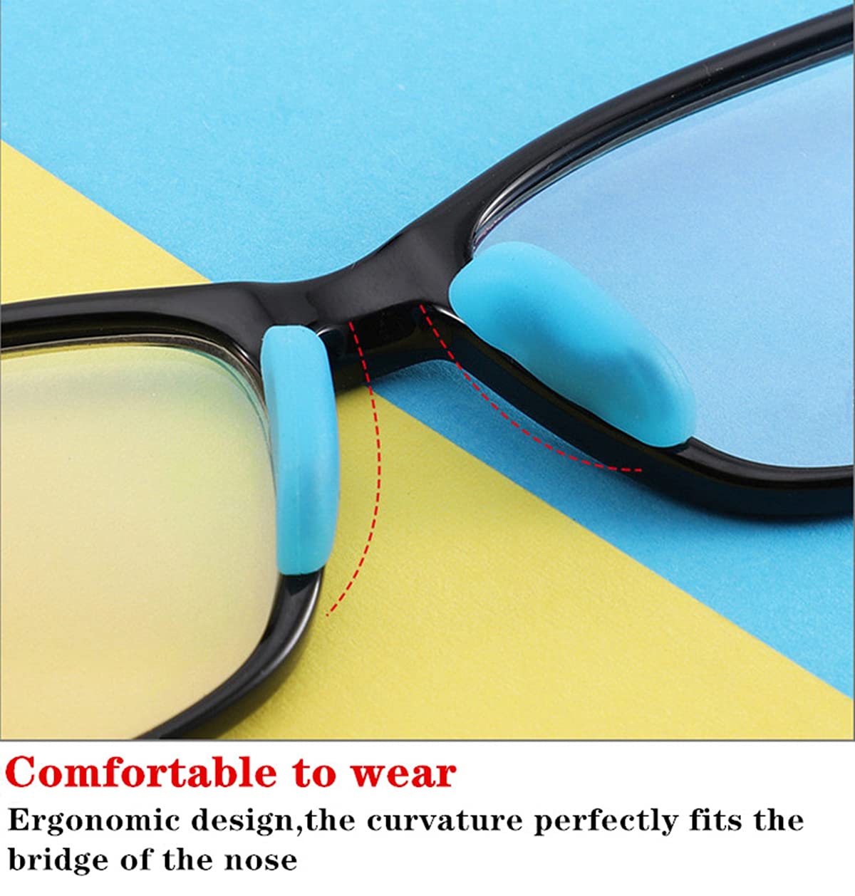 Anti-slip silicone nose pads for children