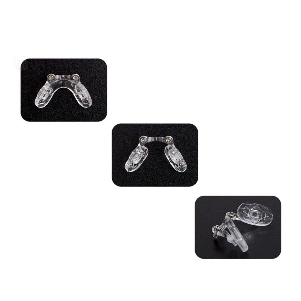 Soft silicone nose pads prevent slipping on children's face