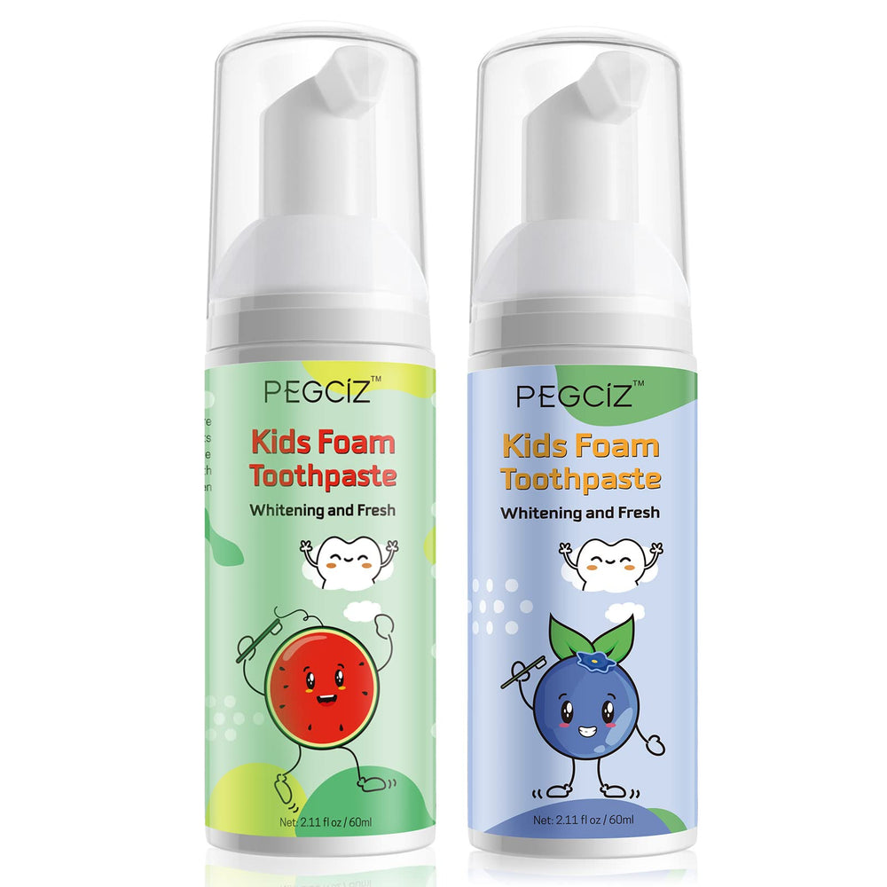Packaging for Kids Foam Toothpaste Watermelon and Blueberry
