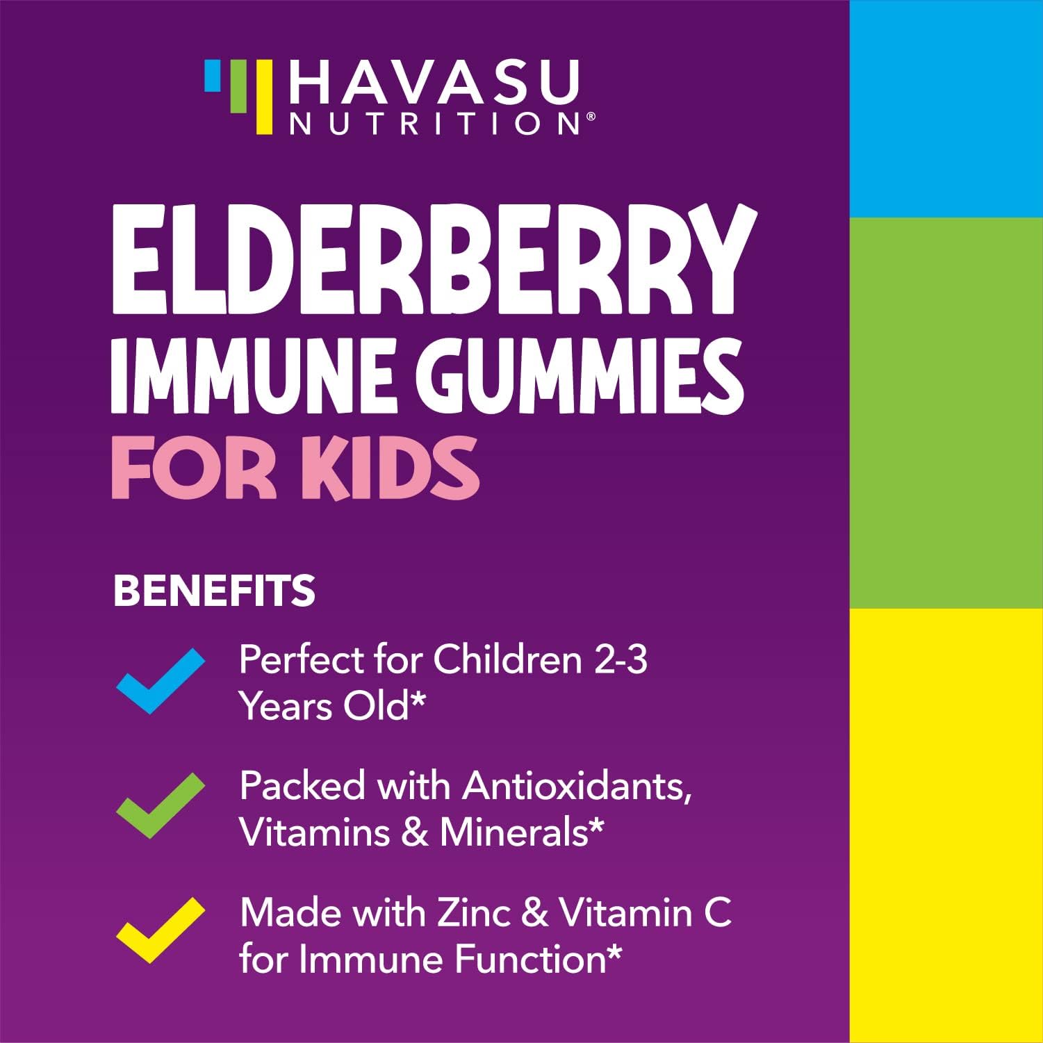 Soft chewable gummies for immune support in kids