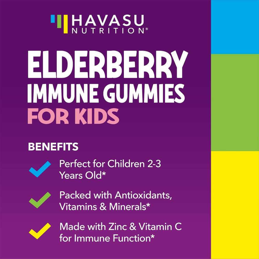 Soft chewable gummies for immune support in kids