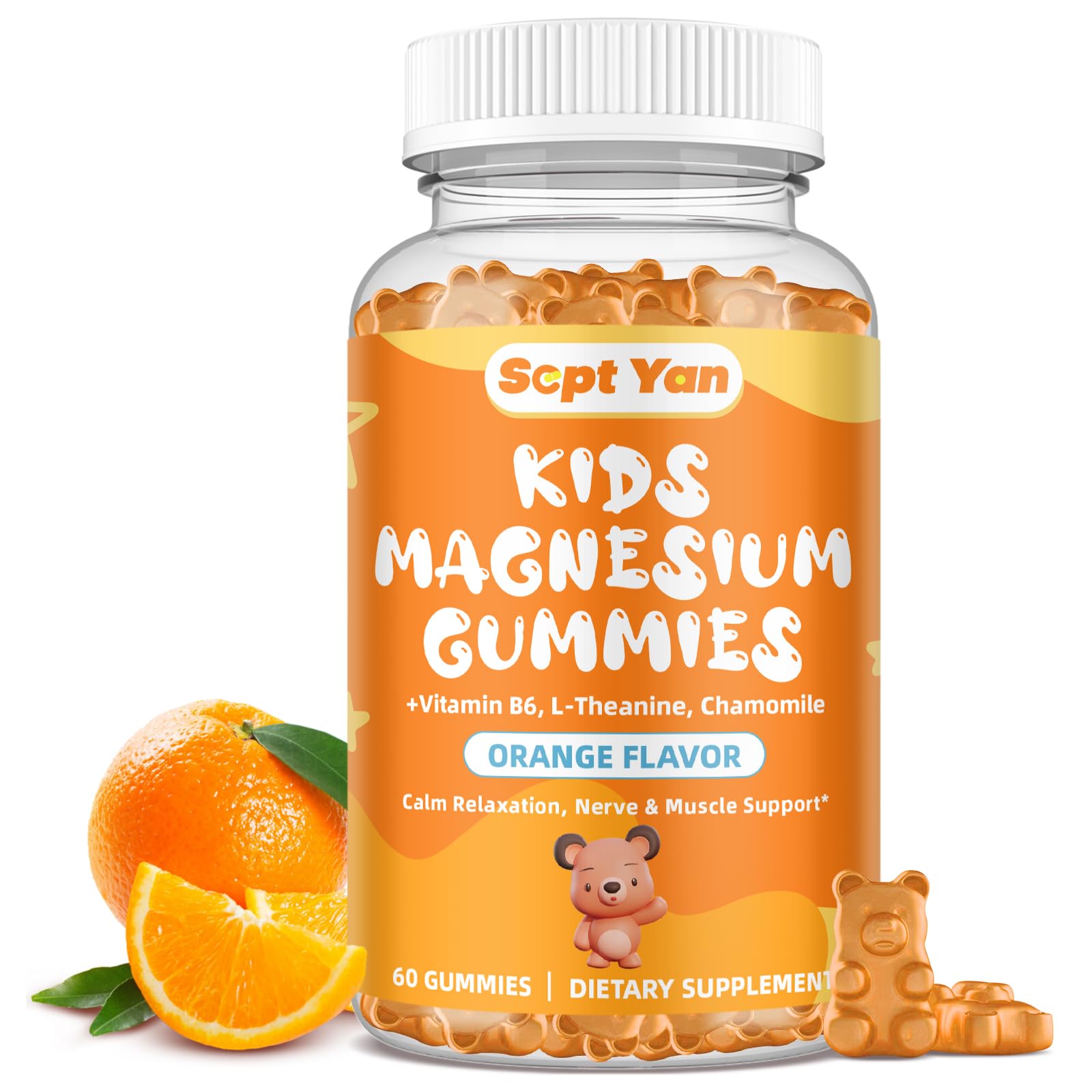 Box of Kids Magnesium Gummies with Vitamin B6 and L-Theanine