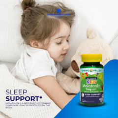 Packaging of grape flavor melatonin chewables for kids