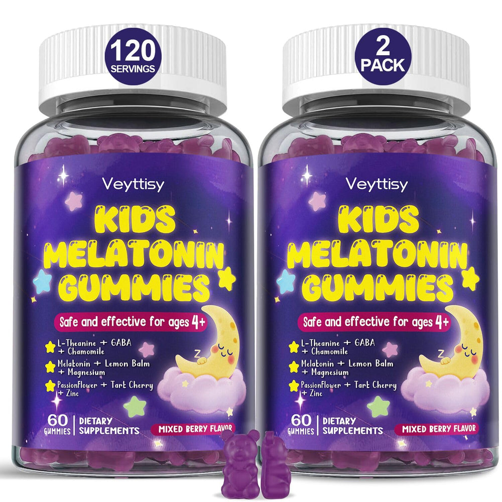Box of Kids Melatonin Gummies 1mg mixed berry flavor