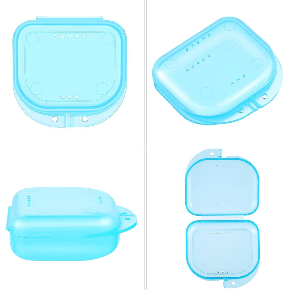 Mouth guard with portable hygiene case for travel