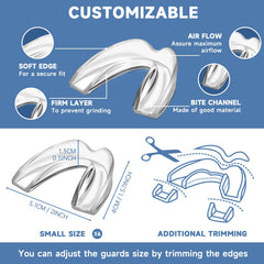 Large size adult mouth guard for men