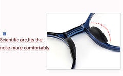 One pair replacement nose pads in black