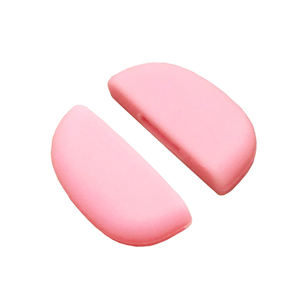 Soft silicone kids eyeglass nose pads in pink