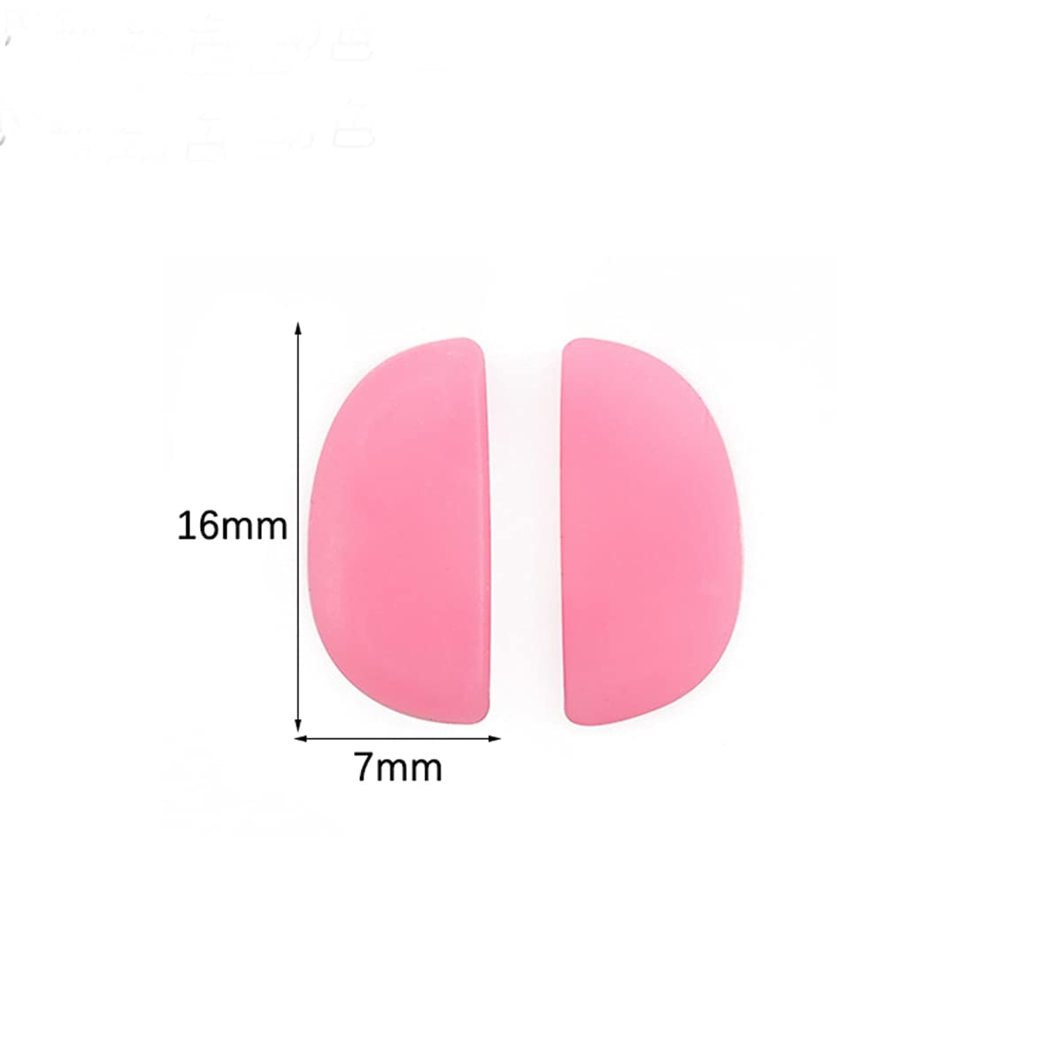 Lightweight and flexible kids nose guards, pink