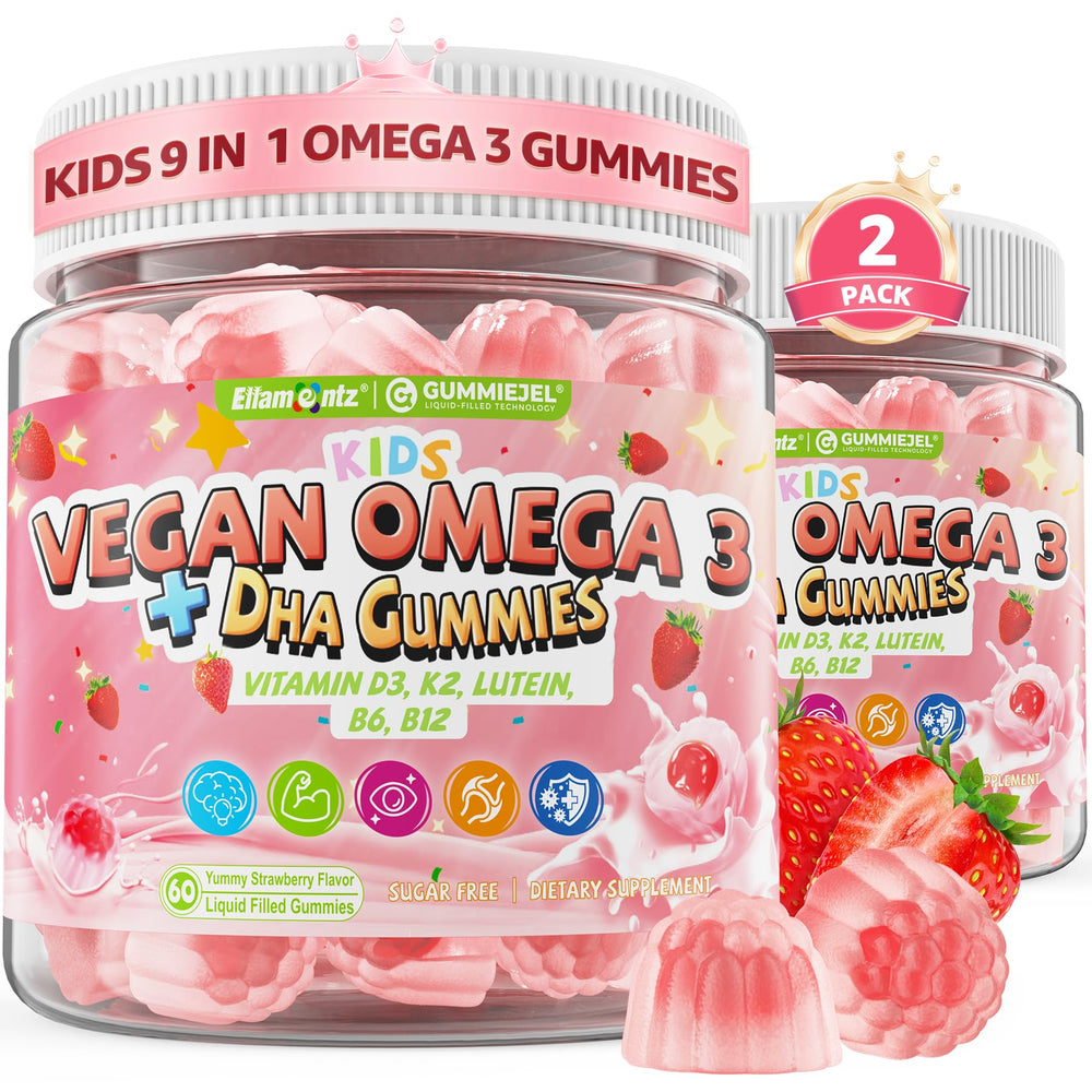 Kids Omega-3 Gummies 4+ packaging front