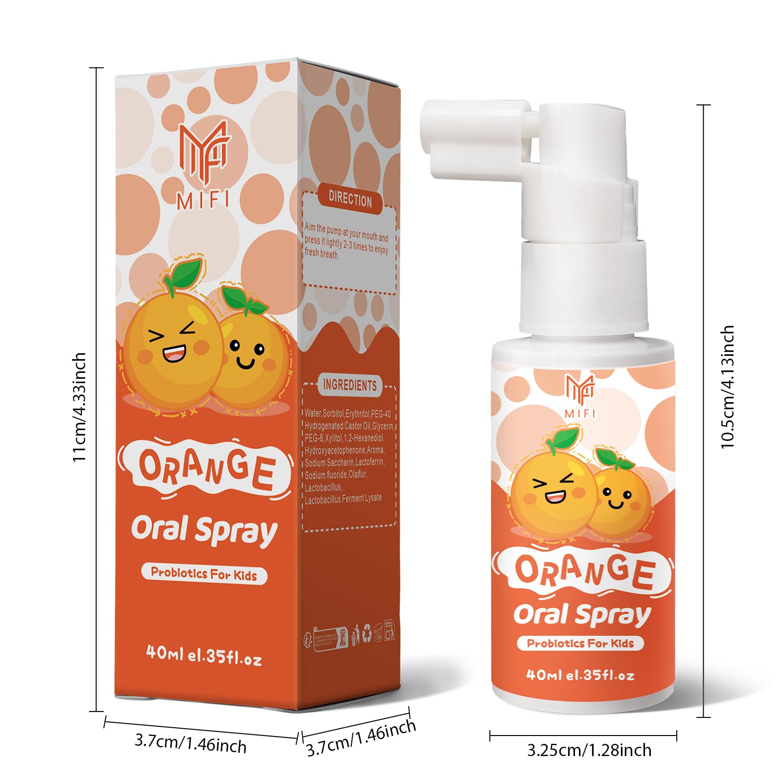 2-pack packaging of Kids Oral Spray