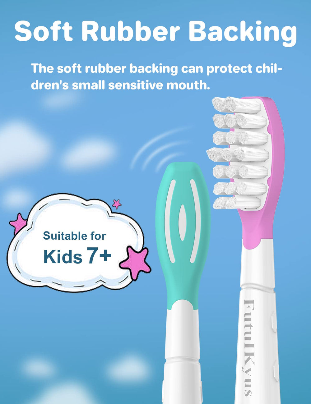 4-pack set with pink and blue color options
