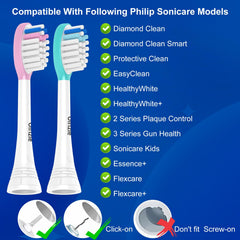 Soft bristle kids replacement head close-up