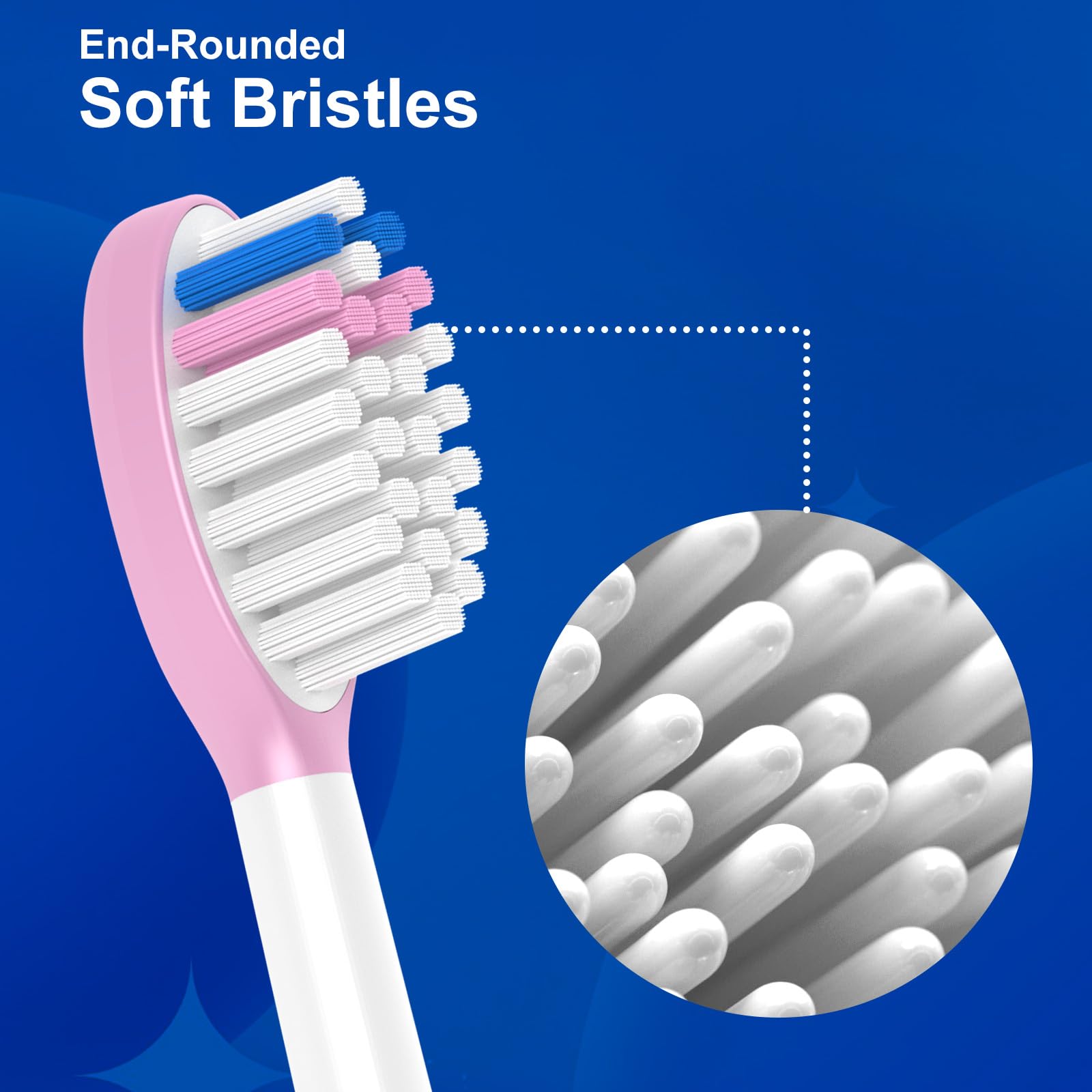 Compatible with Philips Sonicare Kids and Snap-On handles