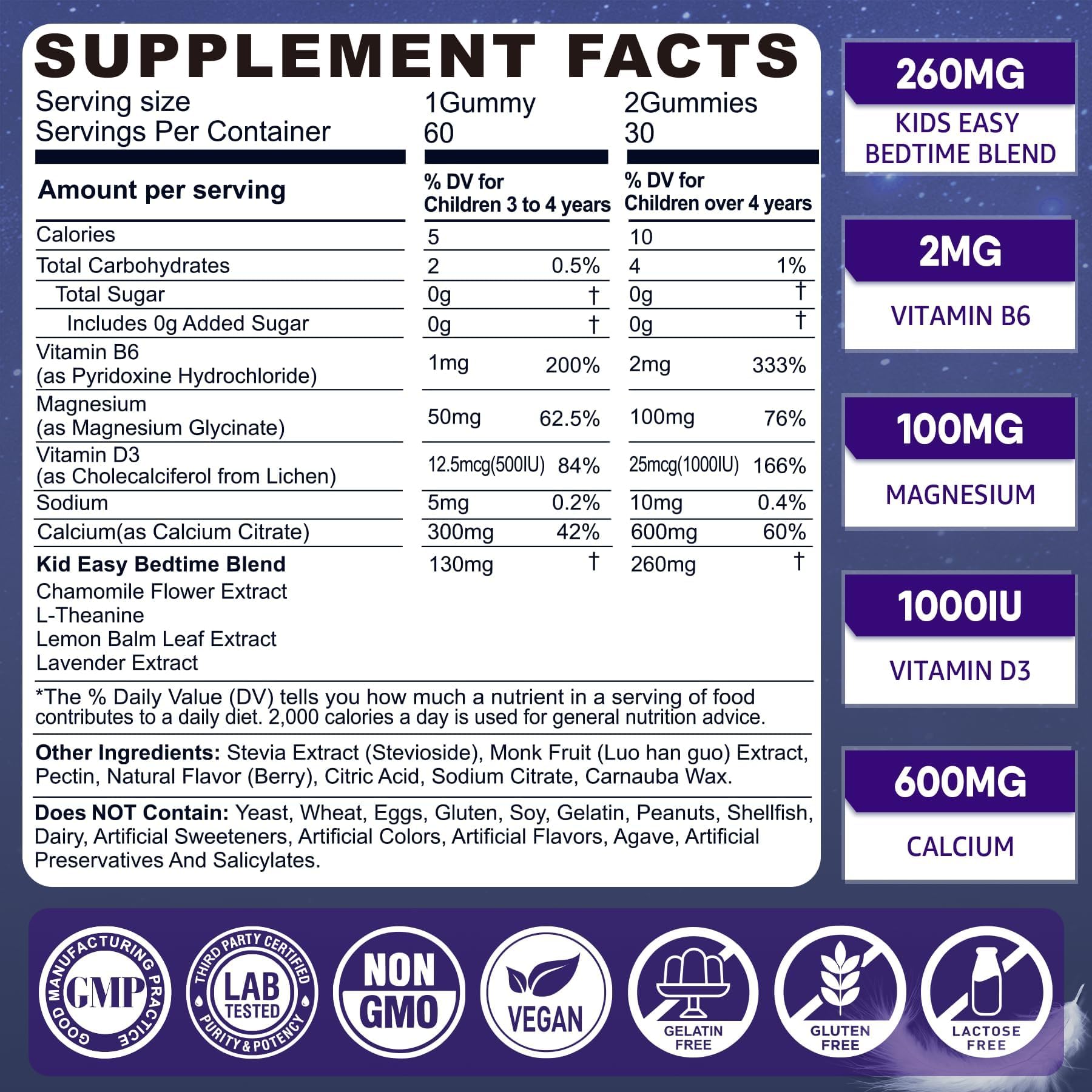 Back panel packaging showing ingredients and directions