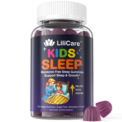 Front view of the Kids Sleep Gummies bottle