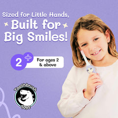 Bright cute princess-themed toothbrush suitable for toddlers