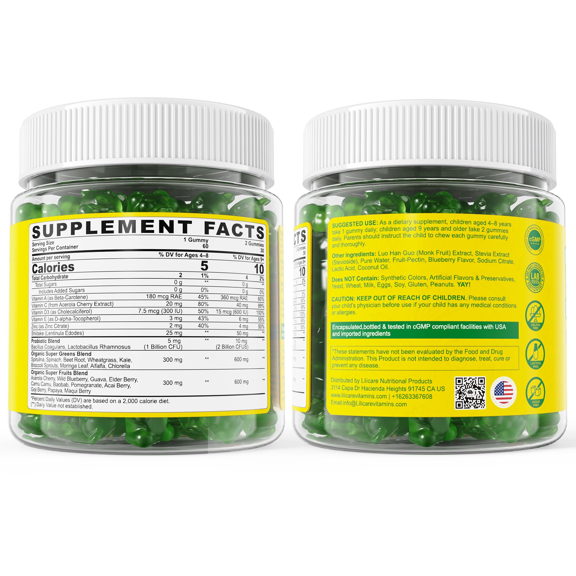 Product packaging with branding on display