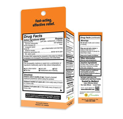 Box packaging for Kids Teething Oral Solution Orange Flavour