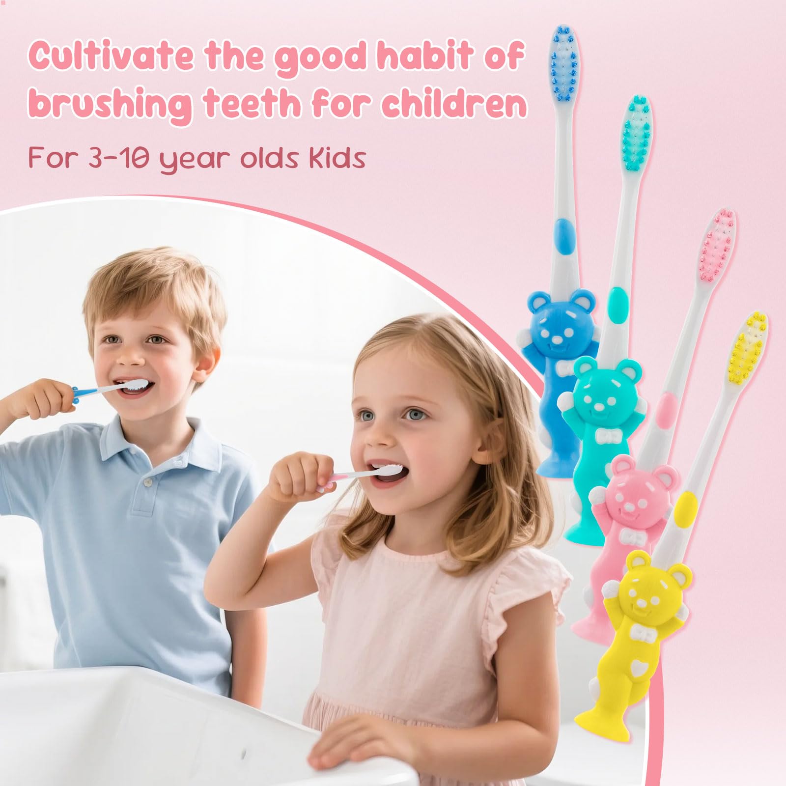 Dust-proof protective cover for a child's toothbrush