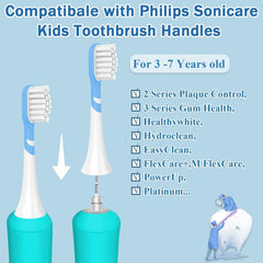 Philips Sonicare compatible kids replacement heads for handles