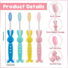 Green kids toothbrush bulk set with soft bristles