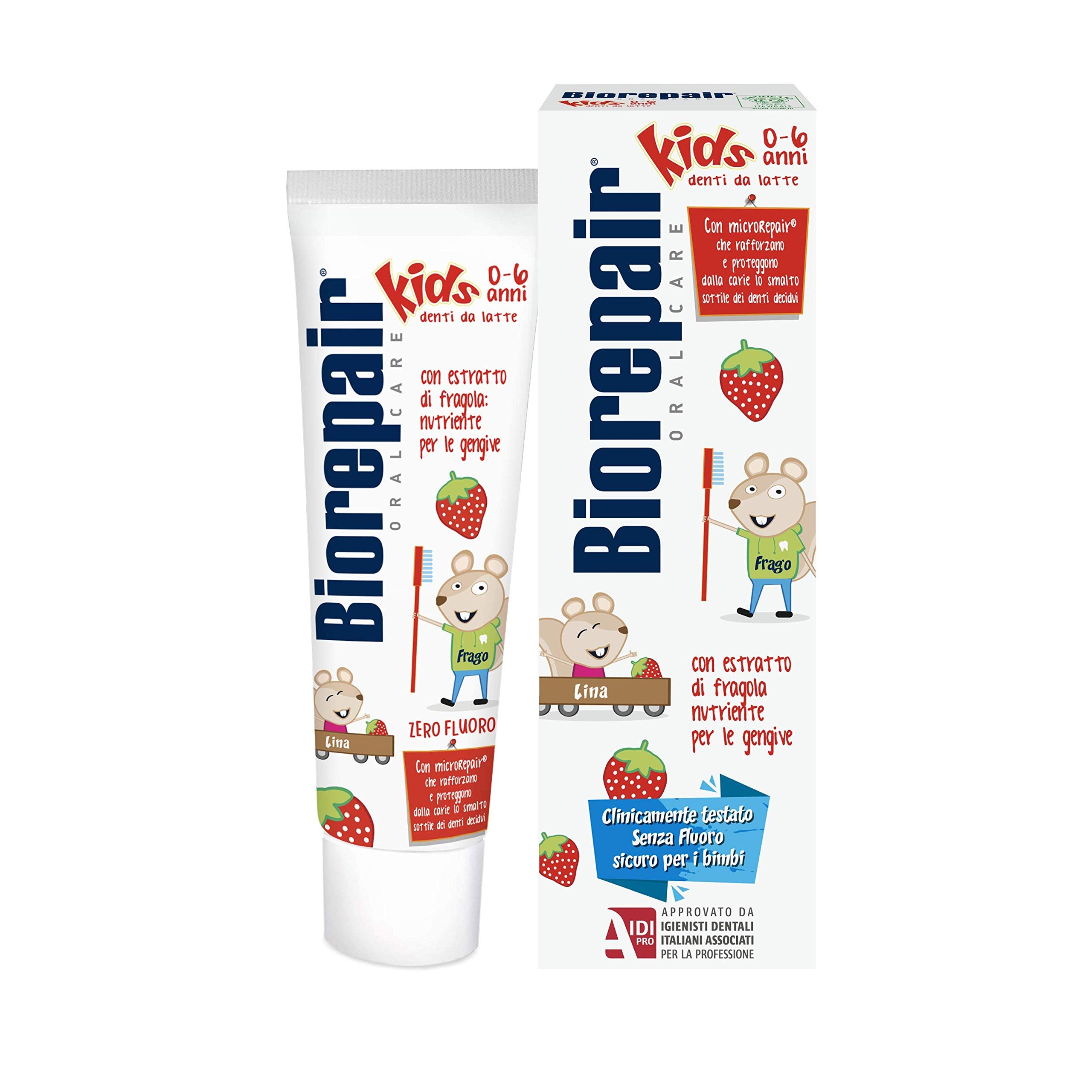 Back packaging with product details