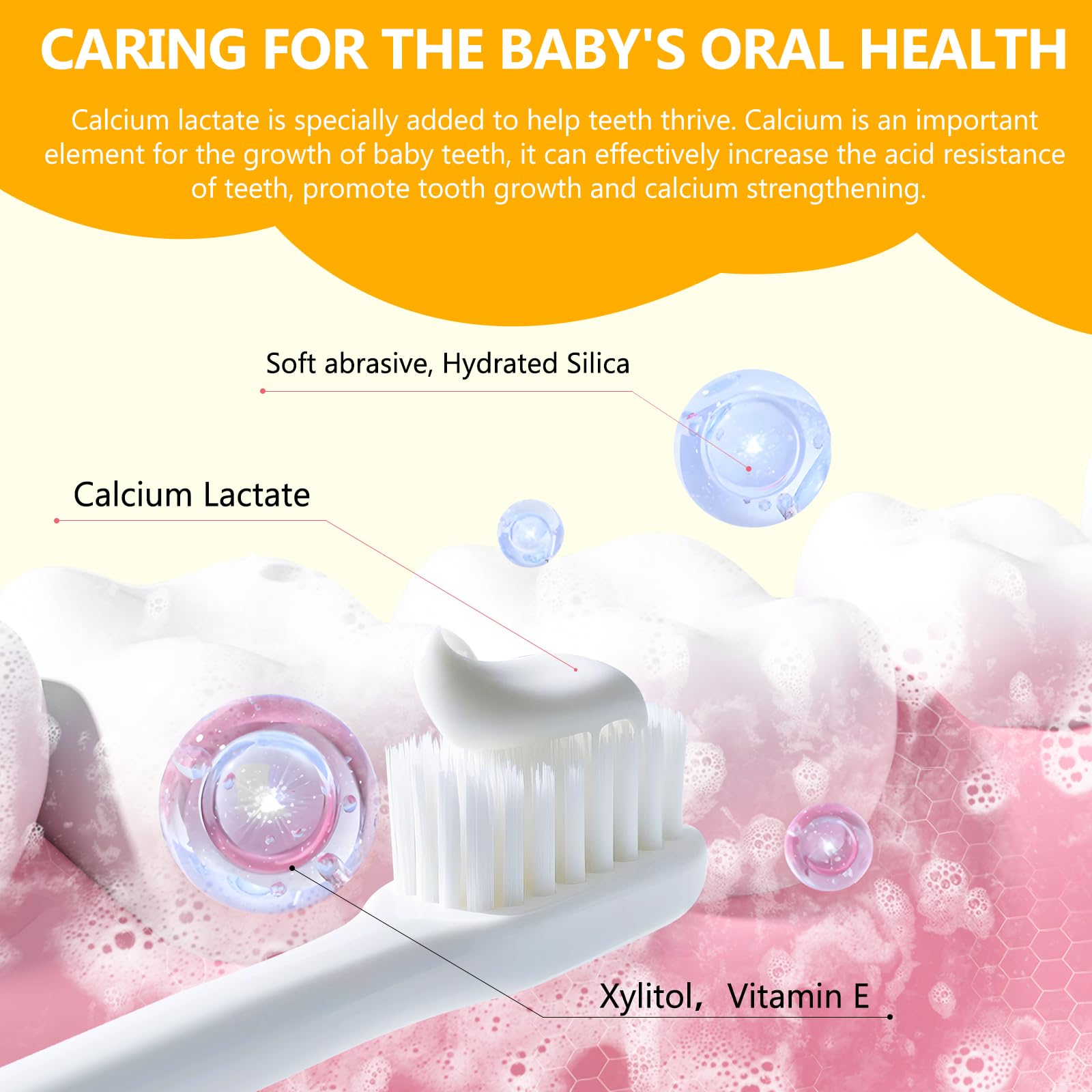 Safe to swallow fluoride-free kids toothpaste