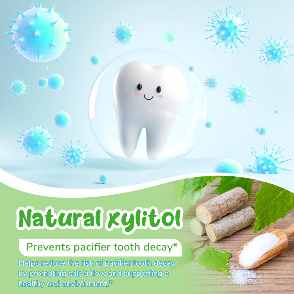 Plant glycerin and pectin moisturize the mouth