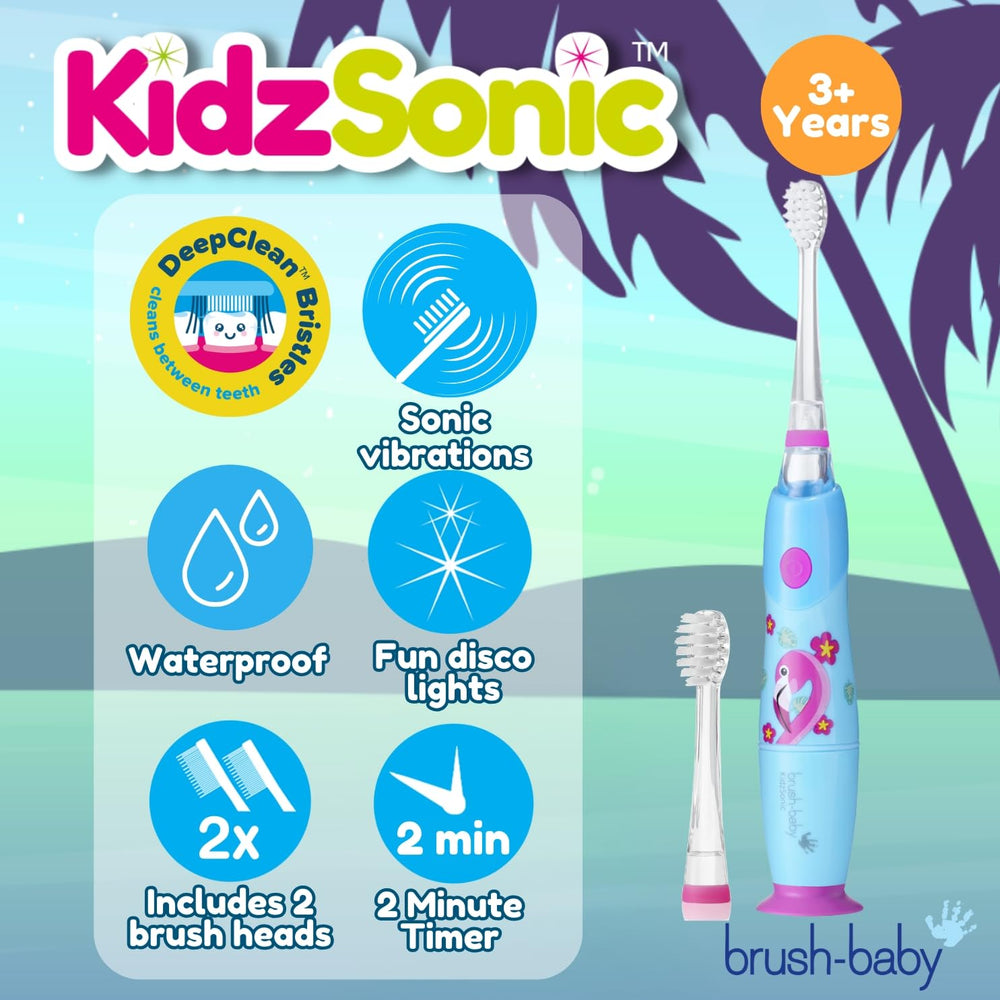 Suction base for KidzSonic Flamingo toothbrush
